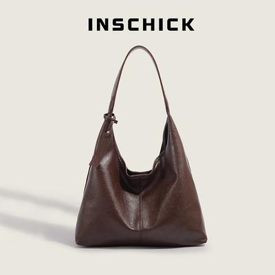 Große Kapazität Weiches Leder Tasche für Damen Neuer Stil Achselhöhle Fauler Stil Tragetasche Retro Klasse Pendler Umhängetasche