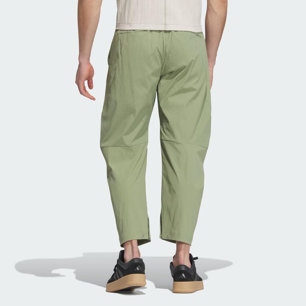 Adidas Bond Pants Solid Color Comfortable Stretch Woven Sports Casual Pants Men Pants Tent-Green JI8695