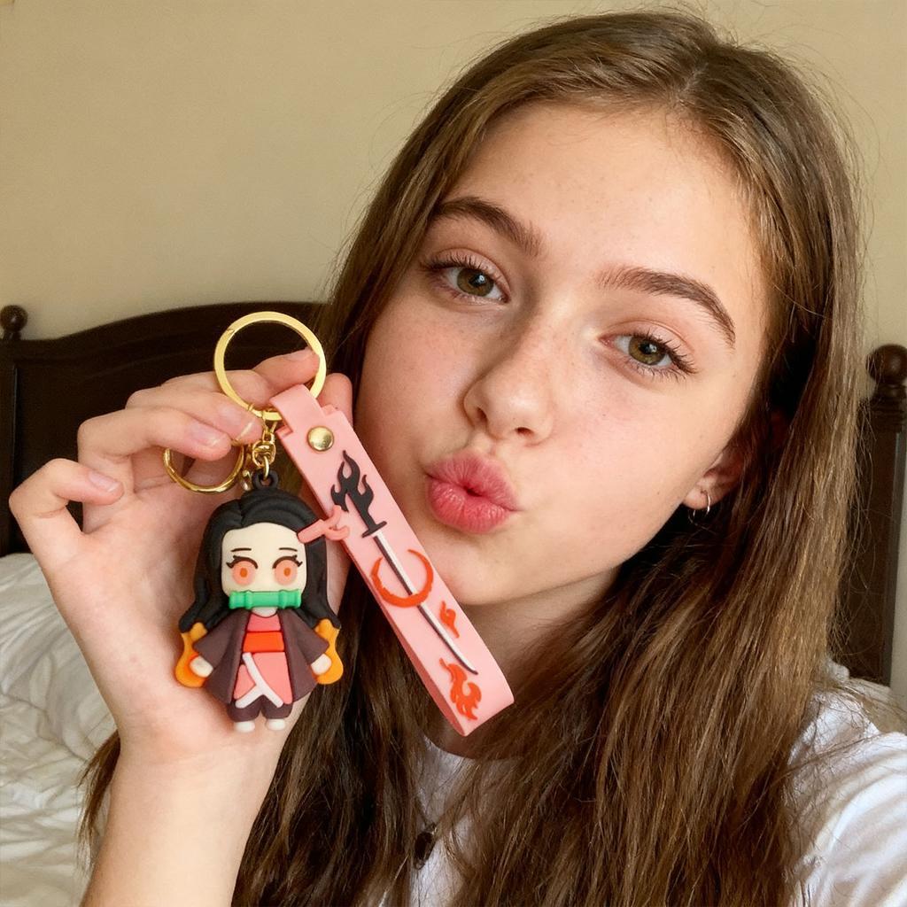 Acrylic Keychain Pendant Student School Bag Cute Decoration Small Gift