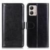 PU Leather Phone Case for Motorola Moto G53 5G/G13 4G/G23 4G,Crazy Horse Texture Stand Wallet Phone Cover