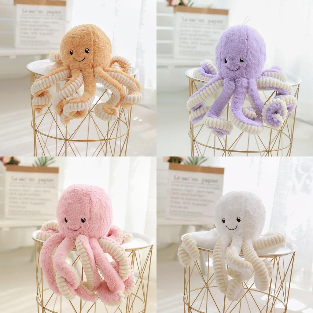 Adorable 15.7'' Octopus Plush Stuffed Toy Pillow For Kids And Home Decor
