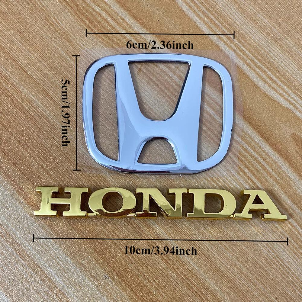 Honda Motorcycle Head Front Windshield Motorcycle Decoration H Letter Logo Electric Vehicle Modification Label Sticker