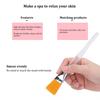 10PCS Face Mask Brush Applying Sleeping Mask Soft Applicator Brushes Plastic Handle