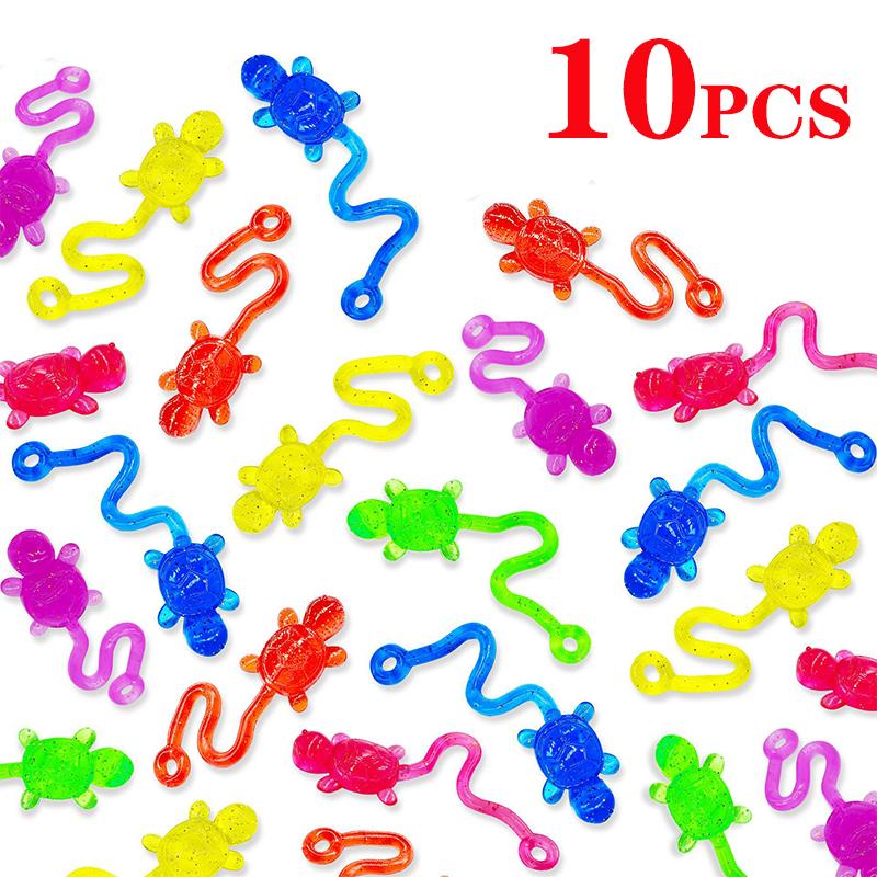 

10/50Pcs Funny Sticky Hands Sensory Toy Palm Elastic Heart Foot Christmas Sticky Wall Climbing Squishy Toy For Kids Adult (As shown-19234)-
