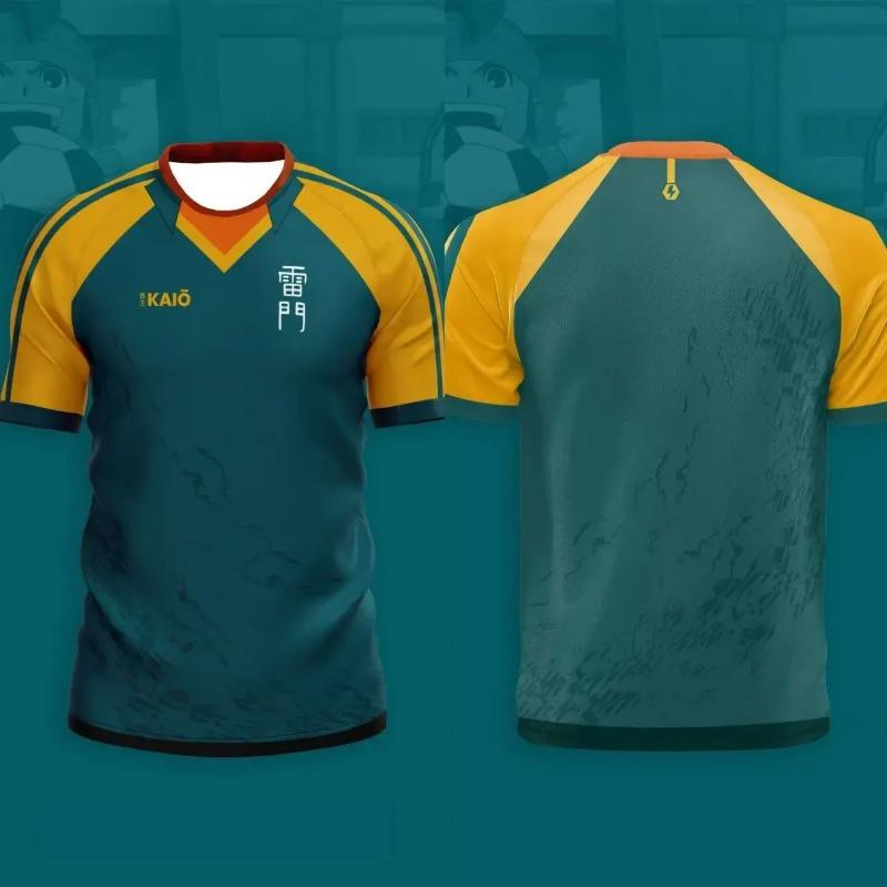Japonia Fotbal Anime Bărbați Tricou Jersey Inazuma Eleven Kaio Băieți Fete Haine Sport Casual Uscare Rapidă Oversized Antrenament Zilnic