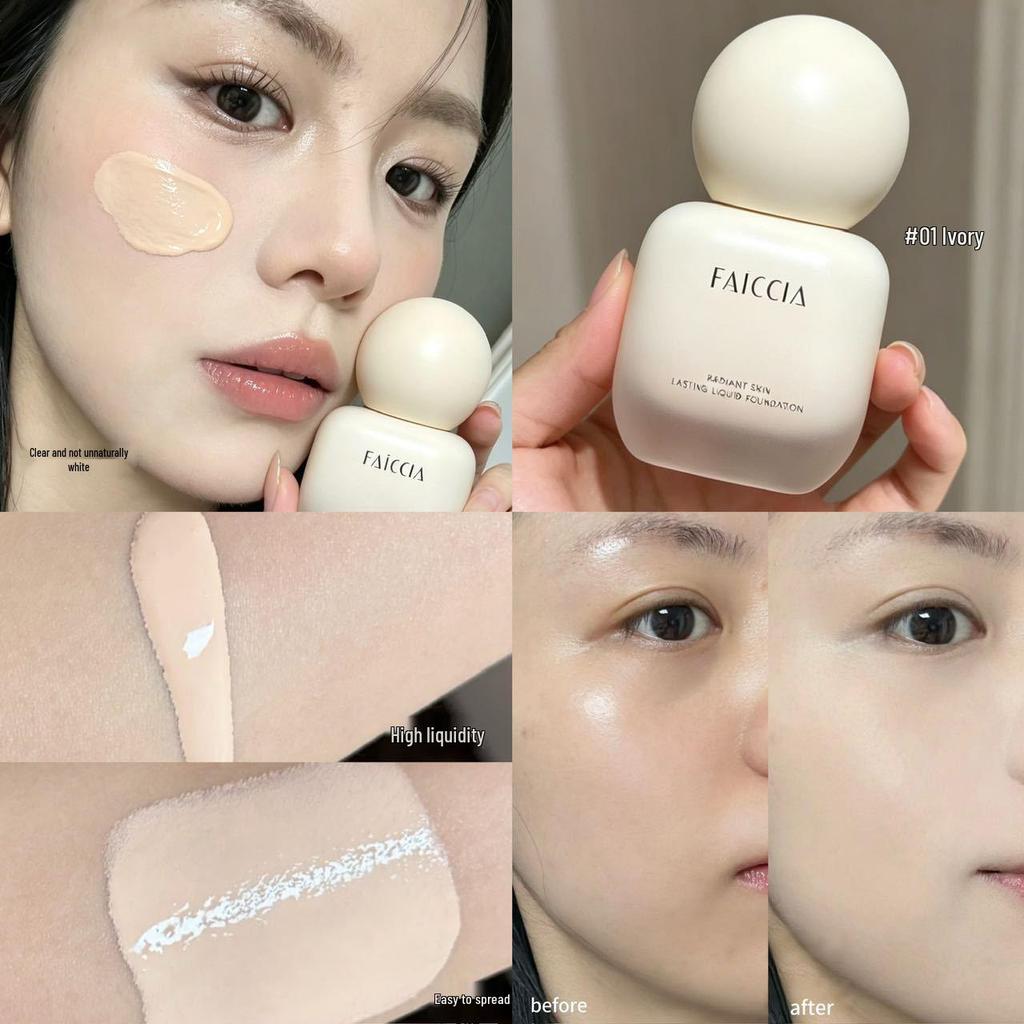 Fei Xi Bare Skin Soft Light Creamy Long-Lasting Foundation - Lightweight & Easy to Apply