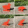 4Pcs Metal Target Practice Waterproof Knock over Stand Reset for Backyard