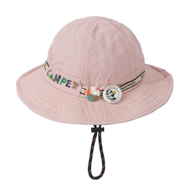 Summer Children's Sun Hat Outdoor UV Protection Children's Sun Protection Hat Breathable Large Brim Sunshade Baby Bucket Hat