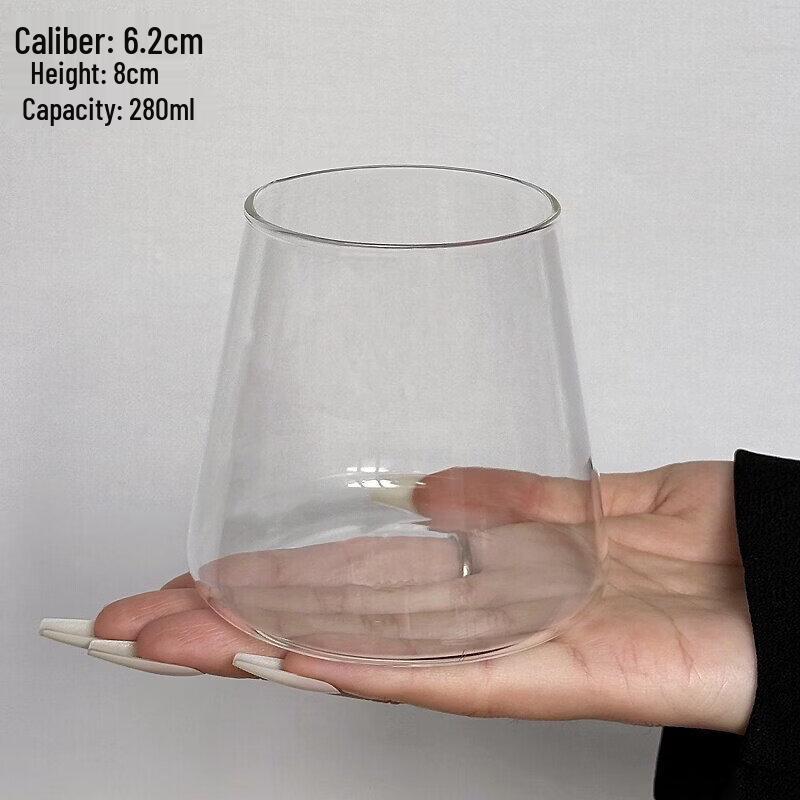 Japanese Mount Fuji Glass Cup with Lid