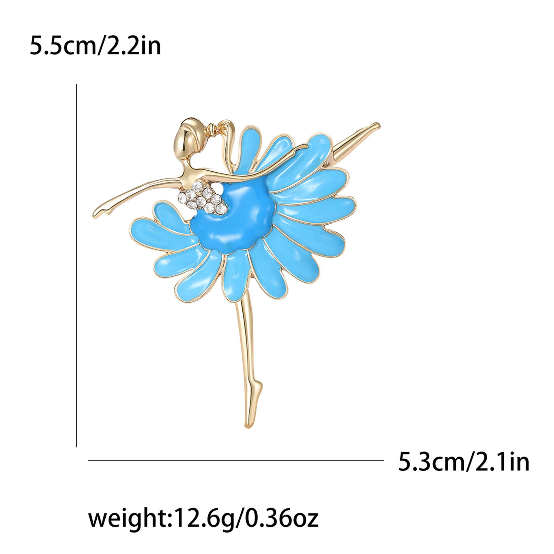 

Брошь Аксессуары Балерина Сплав Масляная Капля Брошь Темперамент Одежда Булавка Брошь