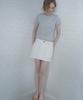 HEEARI Amy Beads Cotton T-Shirt_Light Gray