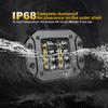 5inch Driving Fog Light 40W Flush Mount LED Work Light Bar for Car Truck Off-road Boat 4WD Atv Spot Beam LED Pods 12V 24V