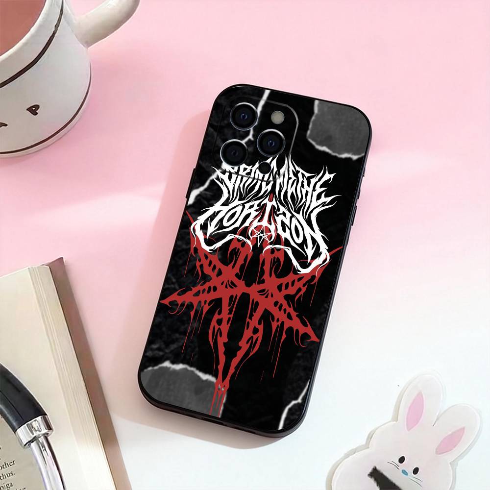 Bring Me The BMTH Horizon band  Phone Case For iPhone 17,16,15,14,13,12,11 Plus,Pro Max,Soft Silicone Black Cover