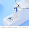 S925 Sterling Silver Starfish, Dolphin, and Turtle Charm Bracelet with Beaded Accessories