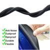 OEMASSIVE 2X 80Cm Car B Pillar Rubber Seal Strip Anti-Noise Dustproof Front Door Edge Sealing Strip Guard Sealant Auto Protector