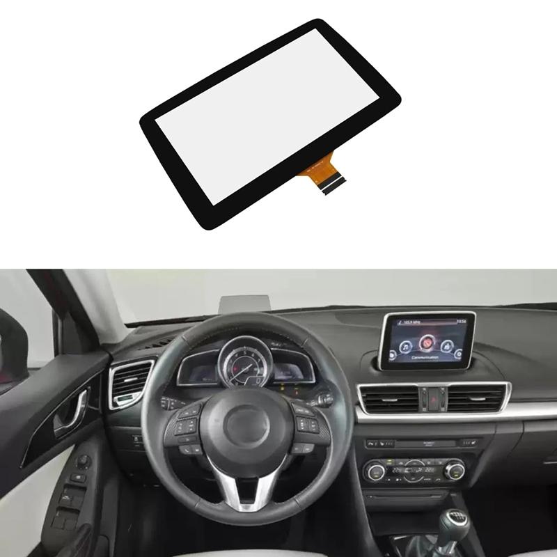 7Inch Car Display Touch Screen Glass Display BHP1611J0D For Mazda 3 2014 2015 2016