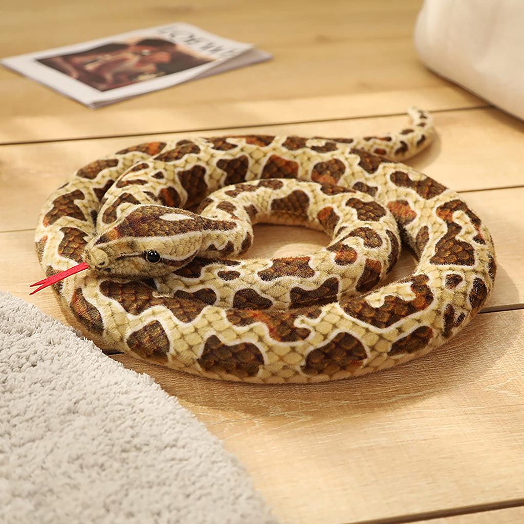 Long 200cm Snake Plush Toy, Realistic Snake Toy, Halloween Cosplay Party Prop, Year of the Snake Zodiac, Feng Shui Ornament, Prank Item, Feng Shui