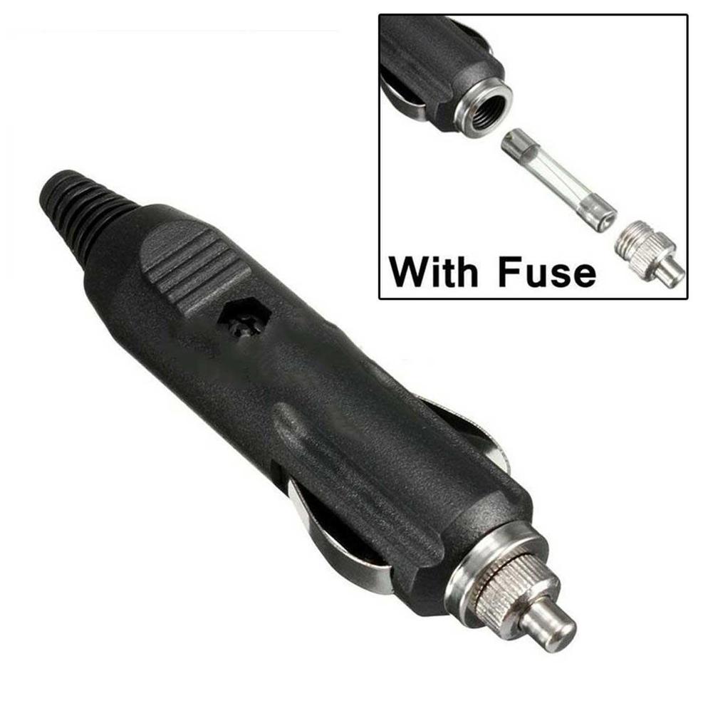 12V To 24V Car Cigarette Lighter Plug Male Head With Indicator Light Vehicle Electrical Cigarette Lighter Plug Charger Adapter