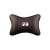 hijk1 Car Seat Leather Headrest Neck Cushioning Support Head Pillow For VW GTI Polo Golf Passat Tiguan Arteon Touareg CC Taigo Caddy