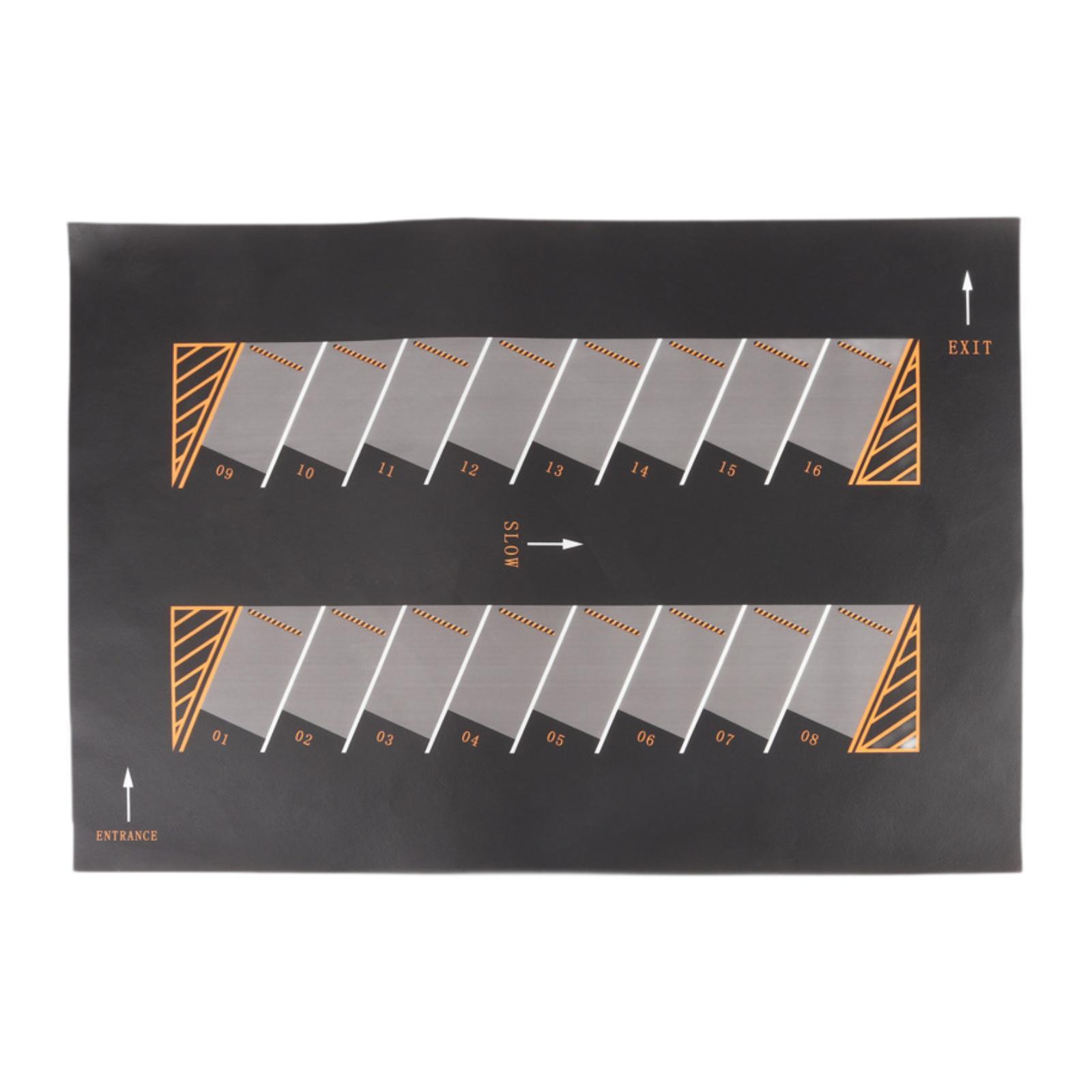 

1/64 Scale Parking Lot Non Slip Diecast Car Garage Car Scene Mat Rollable Desktop Play Mat Mouse Pad for Model Vehicle Diorama