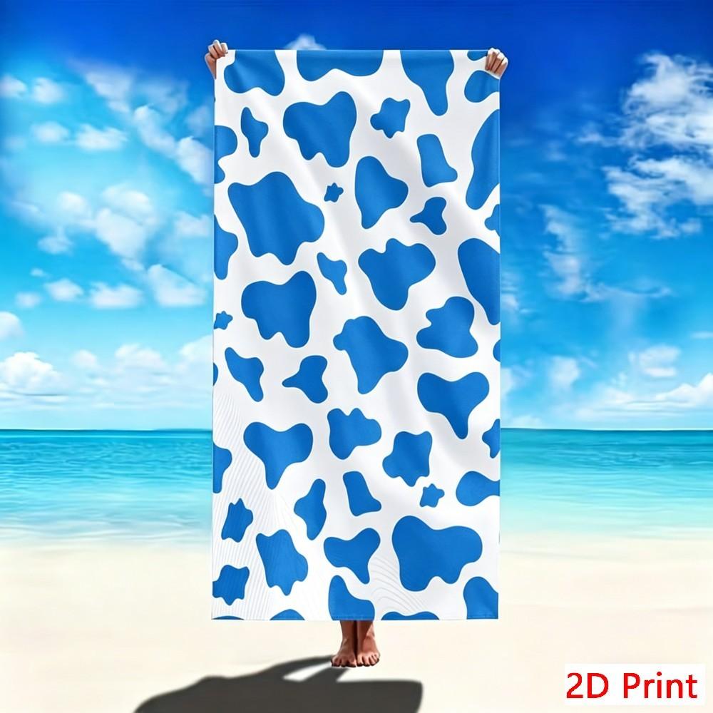 Sand Free Microfiber Beach Towel Large Cow Bath Towel Quick Dry Super Absorbent XL Swim Blanket Outdoor Picnic Pool Mat Rug