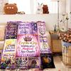 Educationthemed Home Blanket Customize Your Names Comfortable Soft Lightweight Allseason Multipurpose Blanket For Picnics Sofas Offices Beds Living