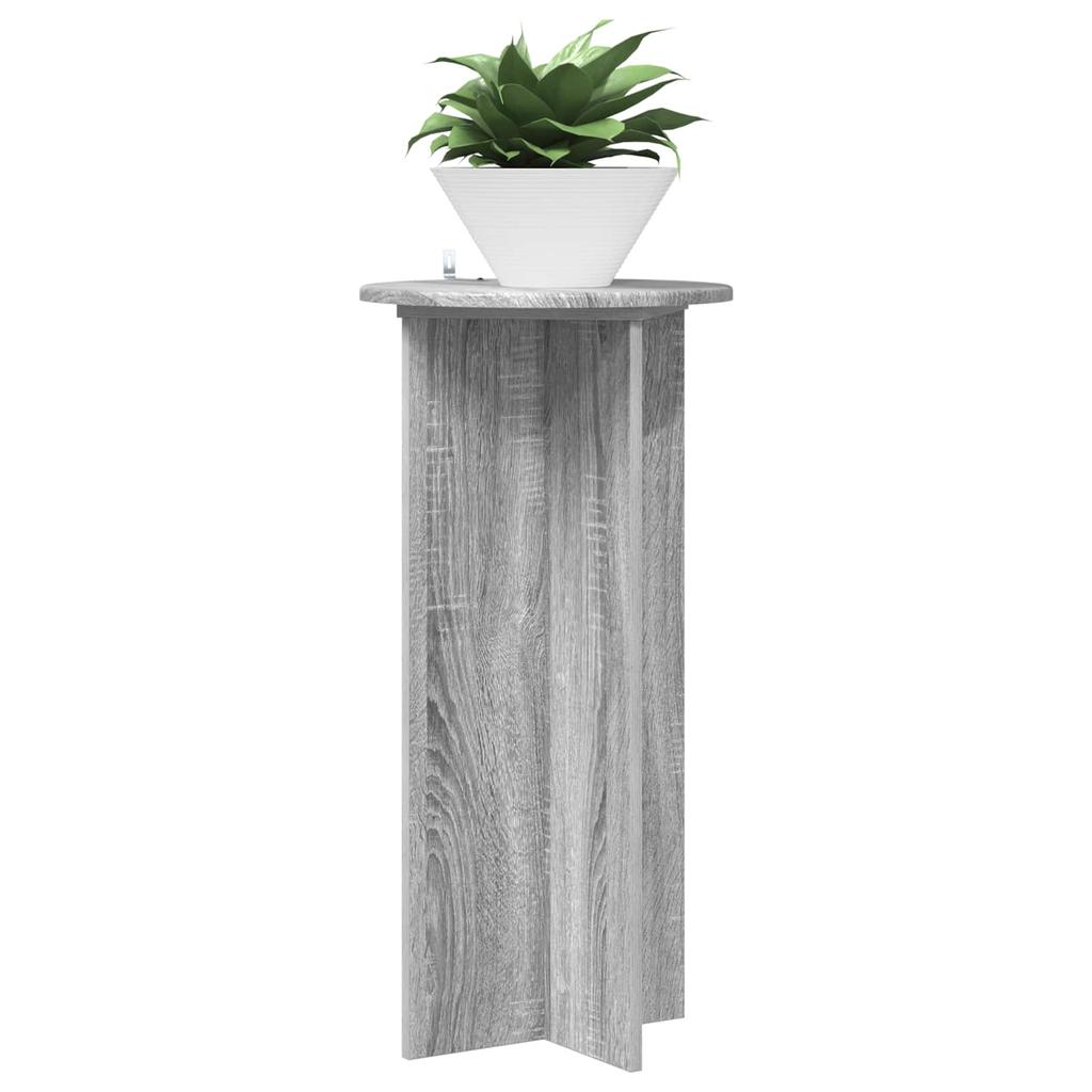 Plant Stand 2 pcs Grey Sonoma 40 x 40 x 80 cm