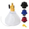 Coolant Funnel Charger, Air Bleeding, LLC Liquid Coolant, Easy Filling, Reservoir Tank Set, Universal for Automotive