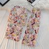 Circus Pajamas Women'S Spring Summer Cute Wind Short-Sleeved Three-Piece Loungewear