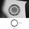 Real Carbon Fiber Dashboard Upper Microphone Ring Fit For Benz C-Class 2011-2014