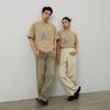 New Balance x PK SHEJISHILIANMINGKUAN Attraction Lifestyle Illustration Collection T Shirt Unisex Khaki NEE26021-LB