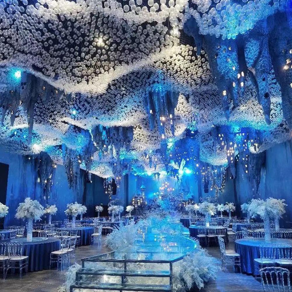 Weihnachten Klare Befüllbare Ornamente Kugel Rund Transparente Kugel Ornamente Dekorative Festival-Thema für Weihnachtsbaumschmuck