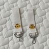 2Pcs Universal Pushchair Clip Baby Stroller Hooks Embroidered Bear Cartoon Hook For Hanging Mommy Bags Diaper Bag Accessories