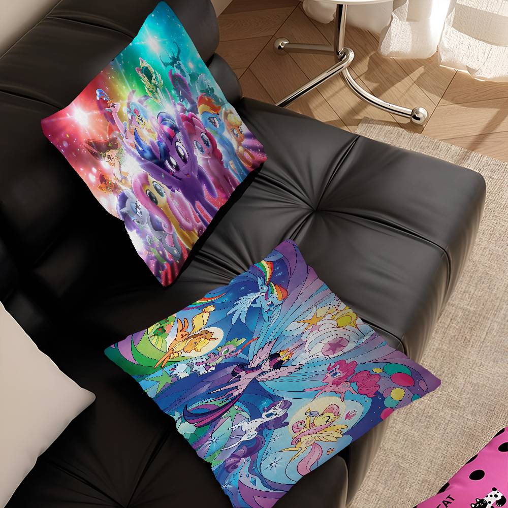Cartoon My L-LittleS P-PonyS Pillow Anime Pillow Sofa Bed Head Pillow Cover Cushion Cover 45x45 Cm Fashion