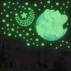 Night -Ray Animal Star Wall Sticker Background Wall Decoration Diy Fluorescent Stickers