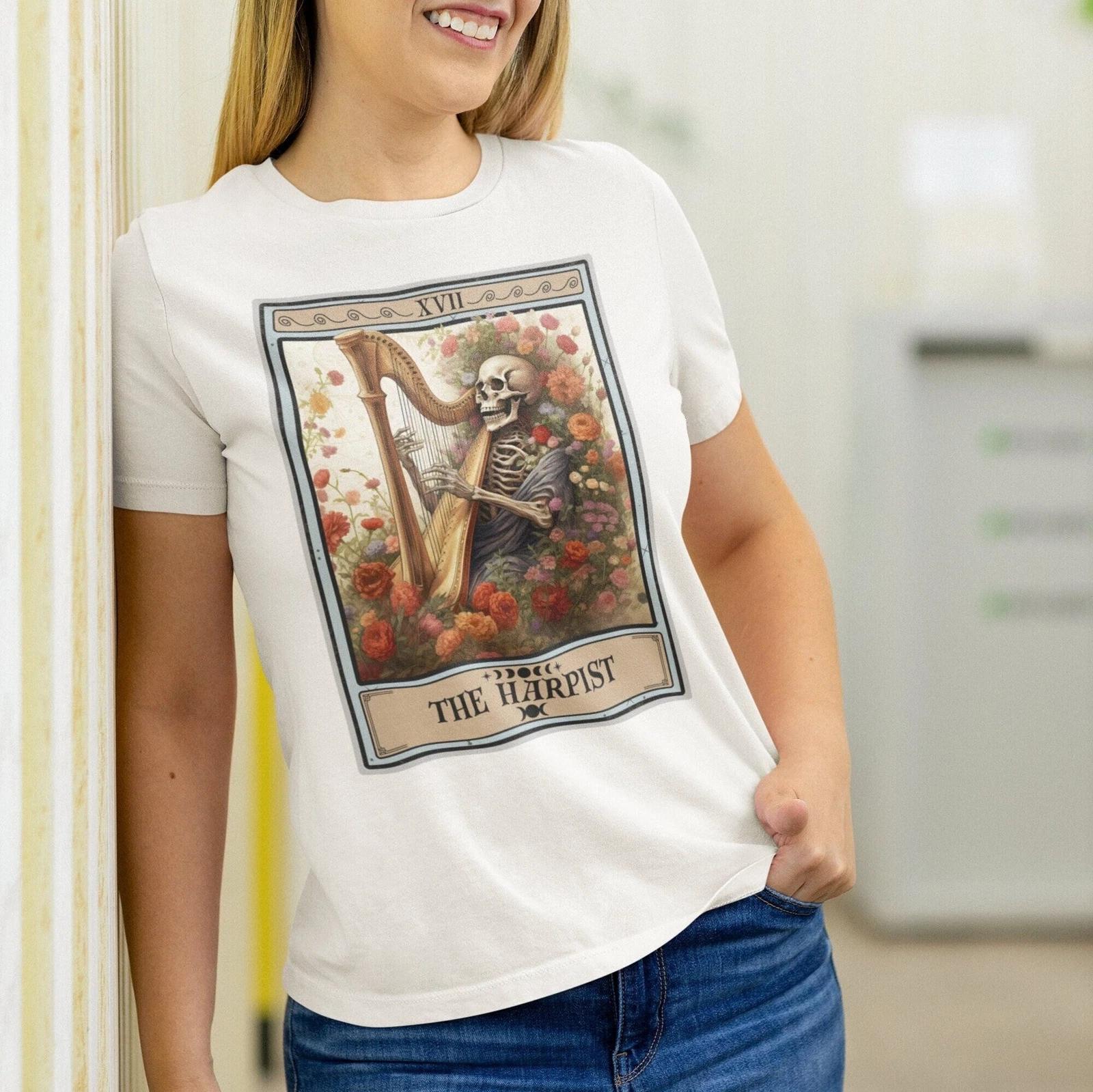 The Harpist Tarot Card Shirt S