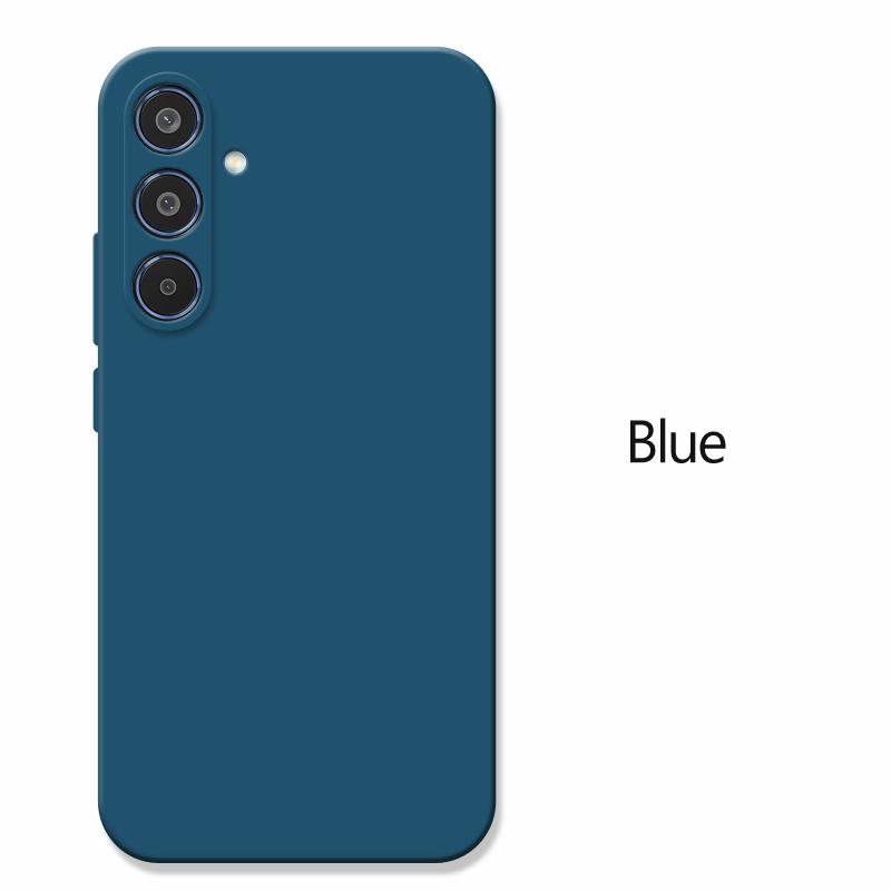 Shockproof Liquid Silicone Phone Case For Samsung Galaxy S24 S25 S21 S22 S23 FE S 25 edge 24 Plus Ultra Thin Matte Cover Fundas