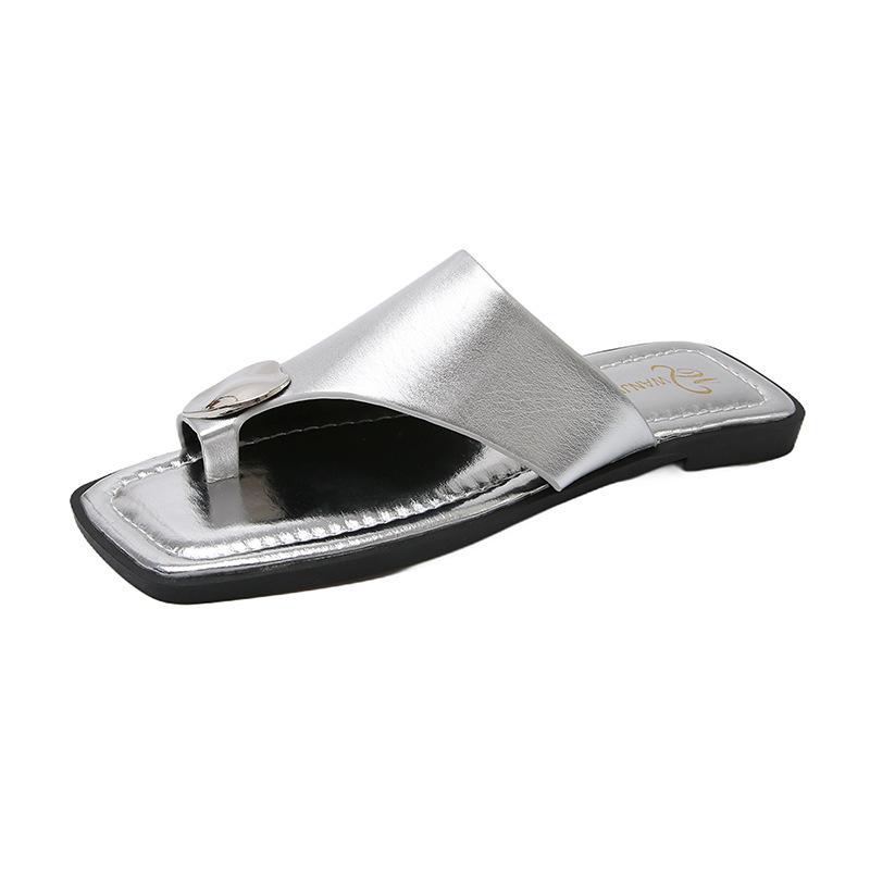 Mori retro soft-soled toe sandals women's summer 2025 new versatile flat-bottomed gentle pregnant women's simple slippers