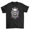 'Gothic_56'' Skull and Crossbones T-shirt - Embrace Your Dark Side! Spooky and Stylis