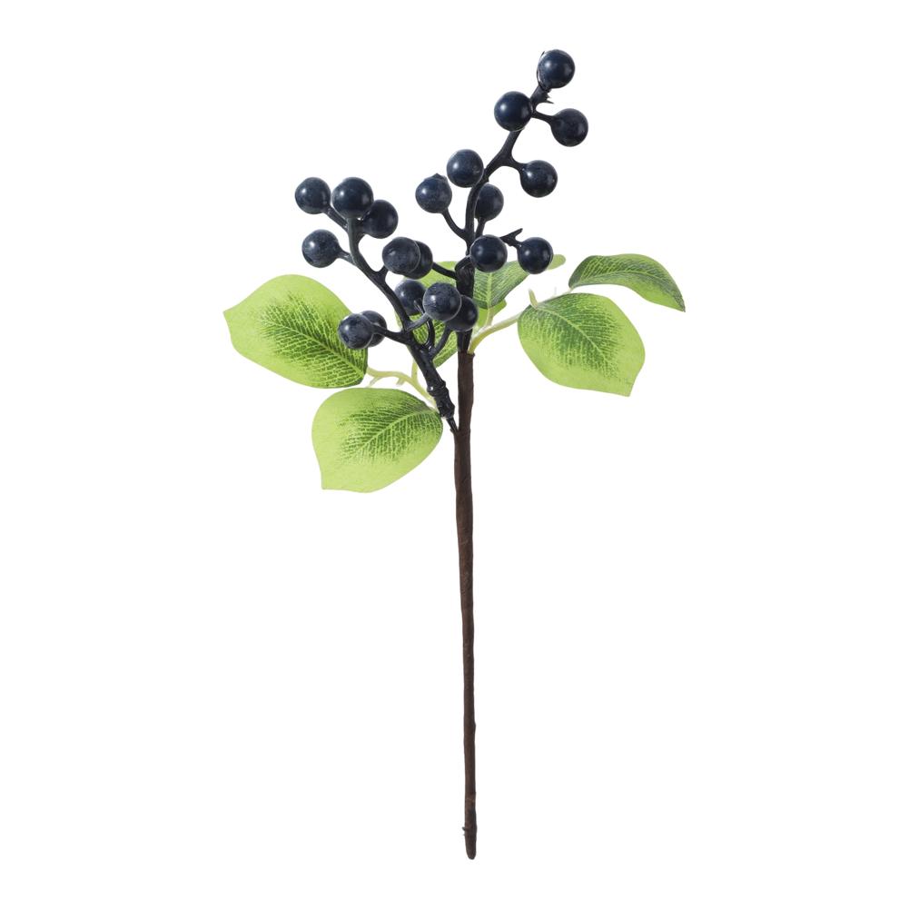 

Artificial Olive Branches Decor with Faux Berries for Home Office Photography Spring Floral Arrangement 9.84in Plastic Foam синий