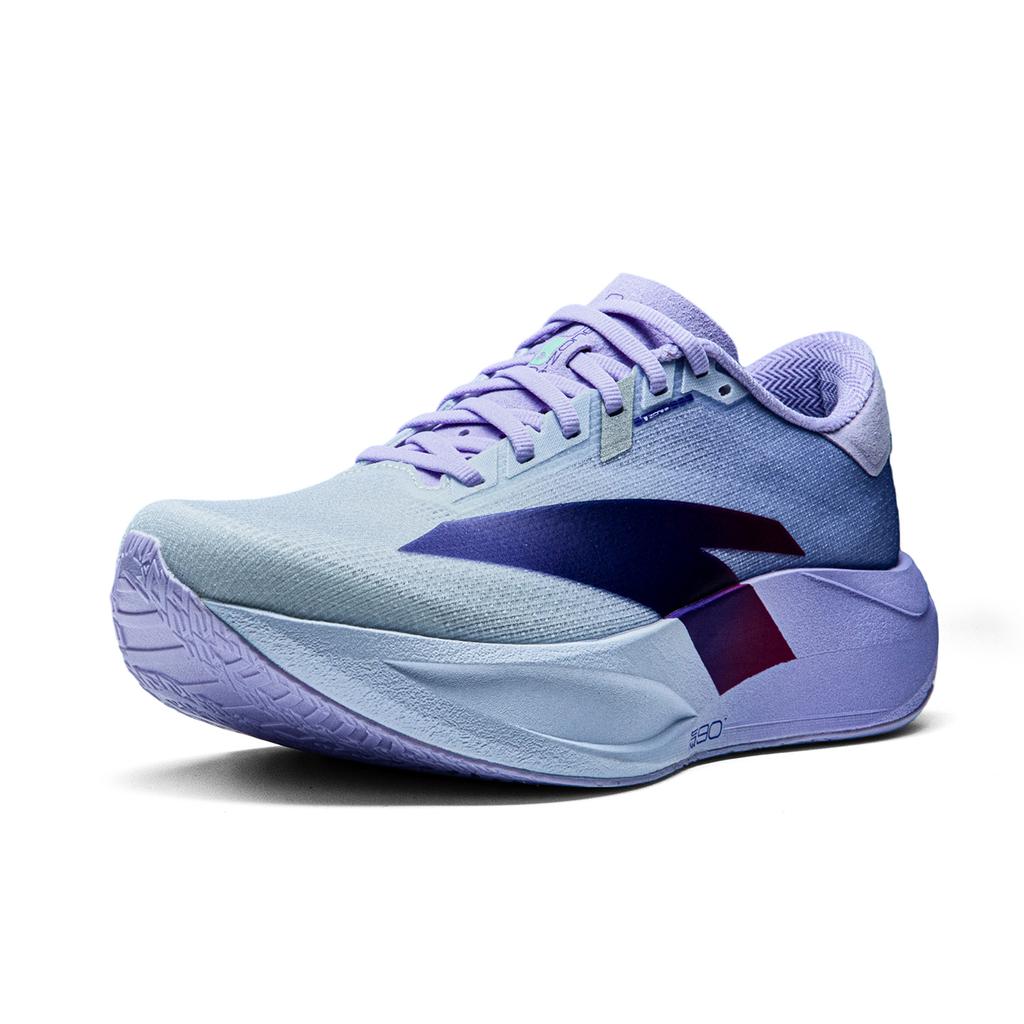 Anta 90 Heart Rate Sports Shoes Lightweight Shock Absorption Breathable Support Low Top Women Running Shoes Light-Blue Purple 122635579-3