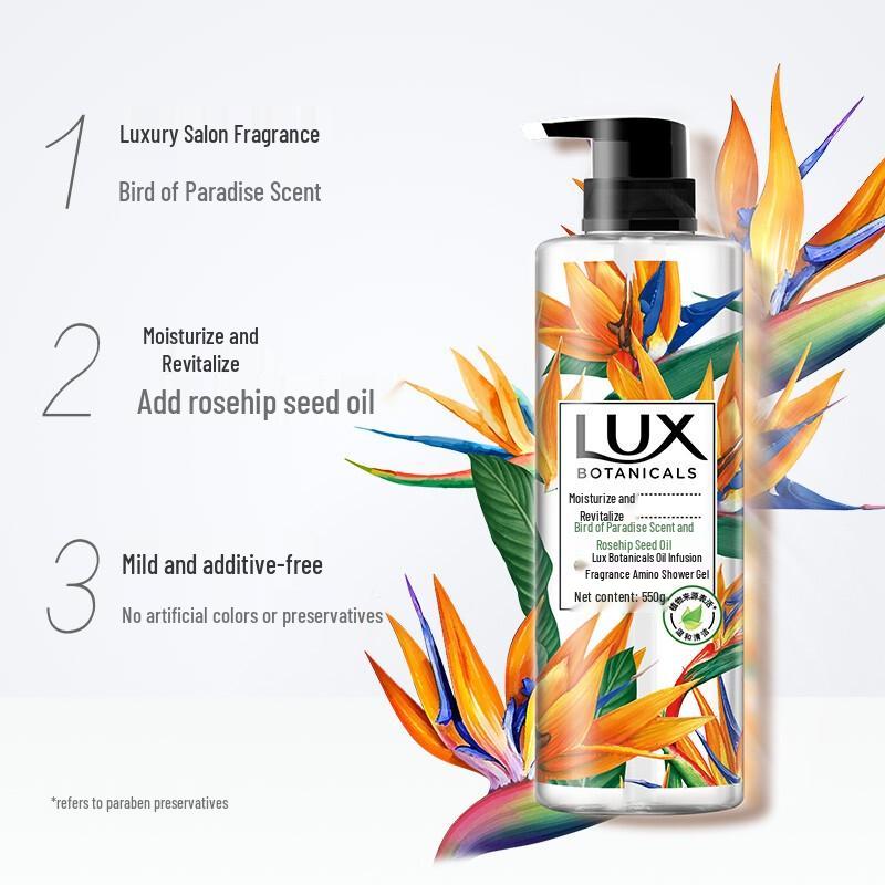 Lux Paradiesvogel & Hagebuttenöl Duschgel