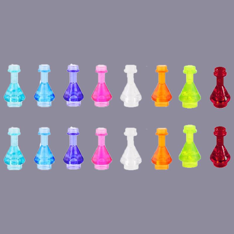 Character Scene Building Blocks Accessories Treasure Dollar Silver Ore Diamond Box Wine Glass Chain Key Teapot Toy Gift Brick