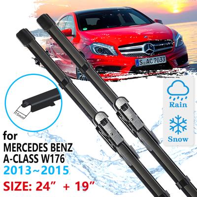 Přední stěrač pro Mercedes Benz A-Class W176 2013~2015 Příslušenství na čelní sklo Okno 2013 2014