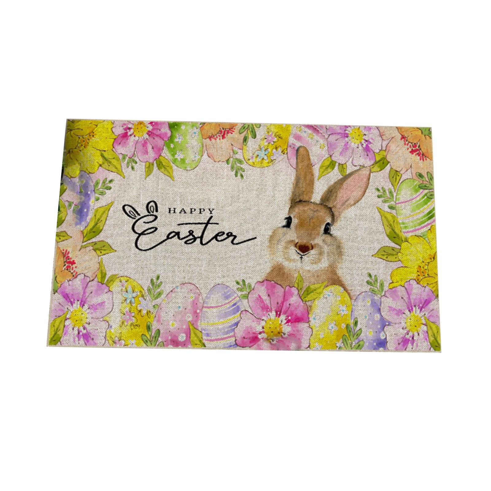 

Easter Day Welcome Doormats Home Carpets Decor Carpet Living Room Carpet One Size