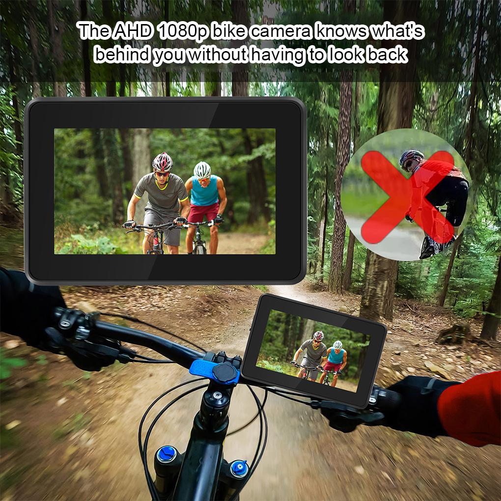 Adjustable Rear-view Camera For Road Bikes Easy Install Waterproof Bike Rear-view Camera Practical