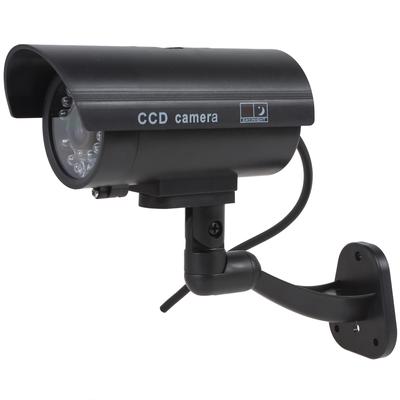 Vanntett CCTV falsk emulering utendørs falsk dummy kamera lokkemiddel med trådløs LED