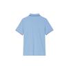 Fila Solid Color Casual Knit Polo Shirt Men Tops Light-Bright-Blue F11M331103FLB