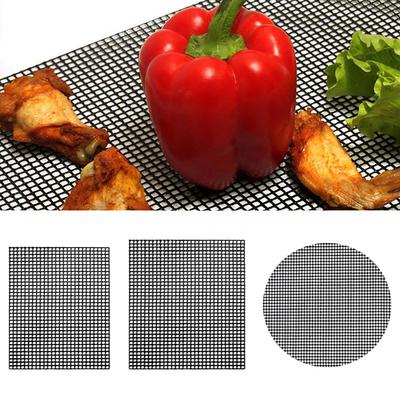 Non-Stick BBQ Grid Pad High Temperature Resistant Barbecue Mesh Grill Accessories Cooking Pads Baking Grill Tool