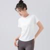 Women's Quick-Dry Slim Fit Yoga T-Shirt 2025 - Short Sleeve, Breathable, for Running & Fitness